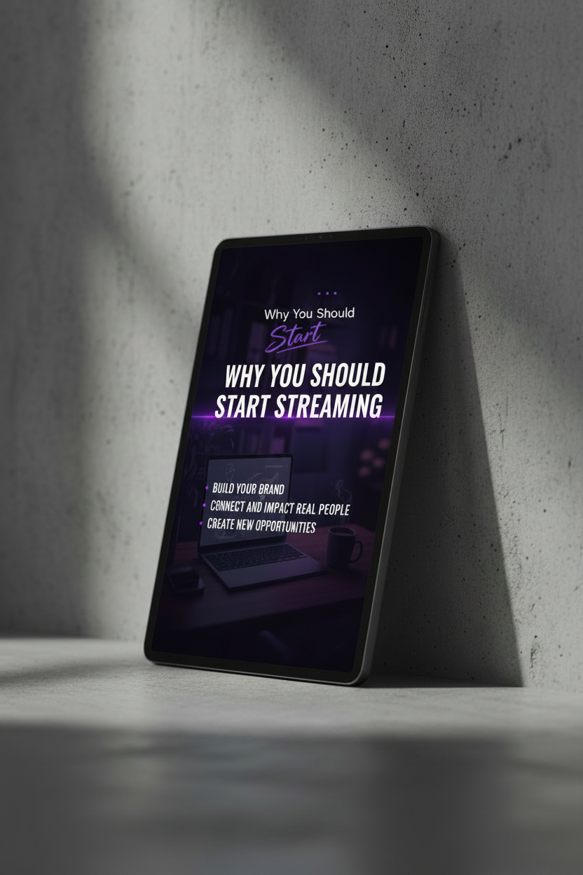 Streaming Guide Tablet with Correct Cover